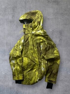 ICON Yellow Olive Camo Hooded Field Jacket